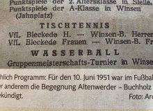 Wasserball schon 1951 in Winsen
