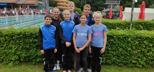 v. l.: Ben, Lisa, Lara, Robin, Louisa, Tom und Lena